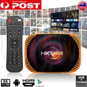 8K 4GB+128GB Wifi Intelligent TV Box HK1 RBOX Android 11 Amlogic S905X4 Player