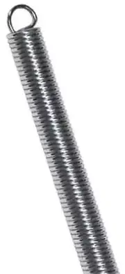 Century Spring C-269 Extension Spring, 1-In. OD x 7-In. - Quantity 5