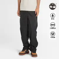在飛比找momo購物網優惠-【Timberland】男款黑色防水可收納長褲(A5SGJ0