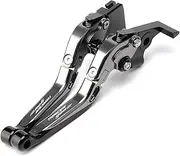 Motorcycle CNC Brake Clutch Levers Tracer 900GT, for Yamaha, for Tracer 900 Gt, for Tracer900gt 2018-2019 Brake Clutch Lever(Titanium)