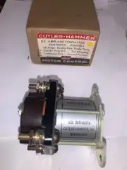 Cutler Hammer D.C. AIRPLANE CONTACTOR 55 AMPS 24 D.C. DPST 6041H207A Brand New.