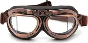 kucehiup Vintage Aviator Goggles Motorcycle Goggles