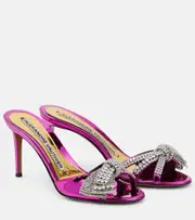 [Alexandre Vauthier] Alexandre Vauthier Shooting embellished mules AU 6 pink