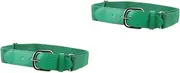 [SUPVOX] Baseball Belt Elastic Belt Women's Belts Waist Belt Men Belts Football Girdle for Men Girdle Football Softballs Belts Football Belt for Men Softballs Belt Youth Alloy Dark Green