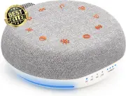 White Noise Machine Portable Sound Machine 40 Sounds USB Rechargeable Night Ligh