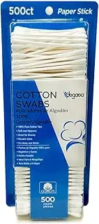 Degasa Premium Cotton Paper Swabs for Beauty and Household Tasks