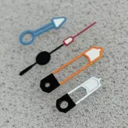 1 Set Orange/Blue/Red Luminous GMT Watch Hands For NH34
