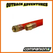 COMPANION LP GAS HOSE LP1800 3/8" BSP TO 1/4" BSP 1800MM LOW PRESSURE HOSE