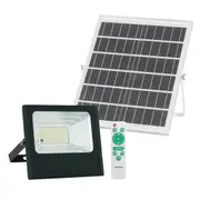 Solitude Range Solar LED Flood Light with Radar Sensor 20w/25w in Black