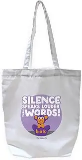 [Generic] The Wiggles Silence Speaks Louder Than Words Tote Bag