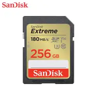 在飛比找Yahoo!奇摩拍賣優惠-SANDISK 256GB Extreme SD UHS-I