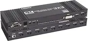 4K 3x3 HDMI/DVI/USB-C Video Wall Controller 9-Channel TV Wall Processor Support 1HDMI/DVI/Type-C USB In 4HDMI Out 180° Rotate SPDIF Audio RS232 Remote 13 Splicing Modes 4×2 3×2 2×2 2×3 2×4 1×4 4×1 etc