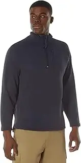 [ROTHCO] Grid Fleece Midweight Quarter-Zip Pullover – Warm, Breathable, and Comfortable Long Sleeve Mid-Layer Shirt
