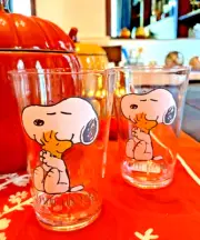 Disney Snoopy Pottery Barn CUP Holiday THANKSGIVING peanuts school dog kid SET 2