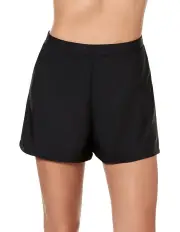 [Miraclesuit Swim] High Waist Swim Shorts in Black