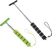 MOLUCKFU Multi-purpose Car Mirror Squeegee Extendable Handle Windshield Rearview Mirror Cleaner