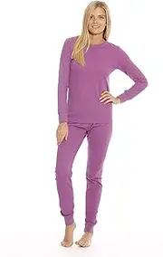 [Just Love] 2-Piece Women's Thermal Underwear Set Waffle Knit Base Layer Thermals