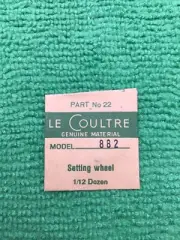 Jaeger LeCoultre Setting Wheel Cal. 882 Part 450 22, NOS