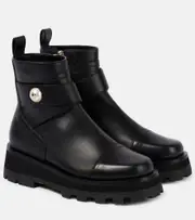 [Jimmy Choo] Jimmy Choo Meena leather ankle boots AU 9 black