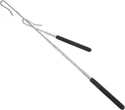 HANABASS 2pcs Stainless Steel Puppet Control Rods Extendable Arm Control Sticks for Puppets Enhance Performance Visual Appeal Educational Shows and Interactive Events