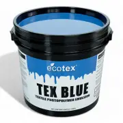 EcoPrint Pure Photopolymer Silk Screen Emulsion - Tex-Blue Quart (32oz.) - Pre-S