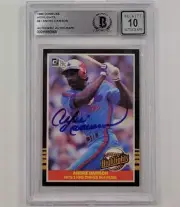 Andre Dawson signed 1985 Donruss Highlights #41 card Beckett BGS BAS 10 auto
