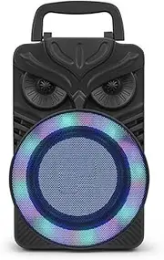 Snblzhef HiFi Bluetooth-Compatible Speaker Support TF Card HiFi Stereo Subwoofer RGB Light FM Aux Portable Wireless Loudspeaker