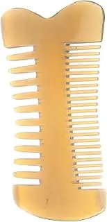 Healvian Horn Comb Double Sided Hair Comb Wide and Fine Tooth Anti Static Hair Care Comb Detangling Massage Comb for Home Travel and Office Use