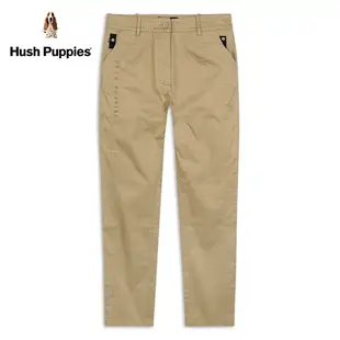 Hush Puppies 長褲 女裝格紋拼接彈性休閒長褲