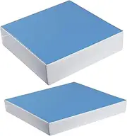 WeiLaiKeQi Non-Slip Chair Mat for Dining with Waterproof Back Pad, Blue, as described
