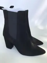 Steve Madden Subtle Black Suede Boots (Size 6.5) $133