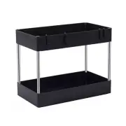 2 Storage Bathroom Kitchen Sink Office Home Multi-purpose Shelf