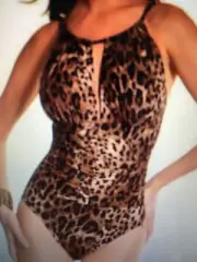 NWT~Size 16-Magicsuit(Miraclesuit)Women's Cheetah One Piece Swimsuit