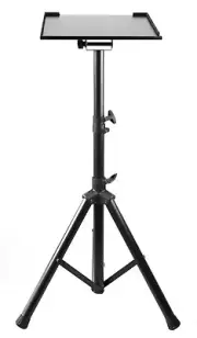 Heavy Duty Tripod Stand For Laptop Projector / Adjustable Height & Tilt Tray