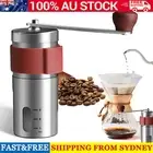 MANUAL COFFEE BEAN HAND GRINDER MILL ADJUSTABLE COARSENESS CERAMIC BURR SPICE AU