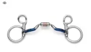 Baucher Low Port Capsule Sweet Iron Snaffle-HORSE BITS