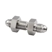 FITOK 316 SS Bulkhead Union 1 in Male JIC 37° Flare 3000 psi, SS-BU-AN16