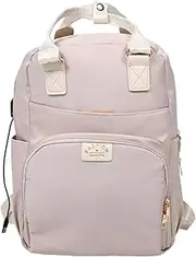 Baluue Ergonomic Mommy Backpack Large Capacity Diaper Bag Purse Shoulder Straps Modern Diaper Storage for Mom