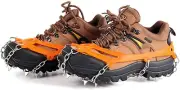 Crampons Ice Cleats Traction Snow Grips, One Size for Aldult Boots Shoes, Tracti