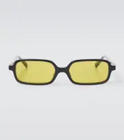 [Miu Miu] Miu Miu Miu Regard rectangular sunglasses One Size black