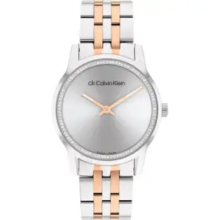 【Calvin Klein 凱文克萊】CK 瑞士製晶鑽女錶-32mm(25000020)