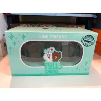 在飛比找蝦皮購物優惠-Line friends 梅森光雕對杯 梅森杯 對杯 光雕杯