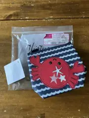 New Thirty One AF91 Crabby Claws Cool Zipper Snacker Snack Pouch Tote Bag