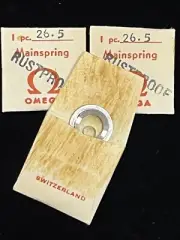 OMEGA Factory Watch Mainsprings- New Old Stock for Various Calibers