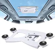 GADFISH Adjustable Starlink Mini Roof Mount, Starlink Mini Mount with 4 Adjustable Suction Cup, Anti-Gravity Starlink Mini Holder for Outdoor Travel / Campin / RV Receiving Signal, White