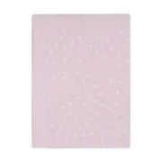 Single Bed Kids Pink White Spot Flannelette Sheet & Pillow Case Set: 3 pieces