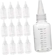 Anneome Ml Squeezable Tip Dropper Bottles Scale Portable Travel Bottles for Essential Oils Cleaning Aromatherapy Pcs Package Random Lid