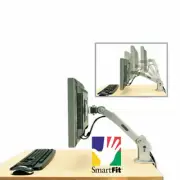 Kensington SmartFit Four-Position Desk-Mount Arm for Monitor, 4 x 26 x 4, Silver