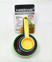 Farberware Measuring Cup Set, 4-Piece, (Bonus Coffee Scoop) FREE SHIPPING