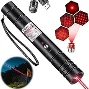 XIMIBI USB Rechargeable Red Pointer Beam Flashlight Long Distance Range for TV/LED/LCD Screens Presentation Office/Outdoors/Astronomic/Construction